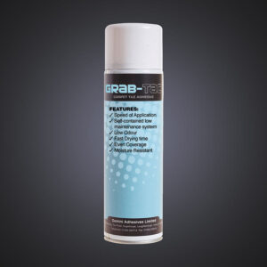 Gemini Grabtac Carpet Tile Tackifier Aerosol Adhesive 500ml - Box of 12